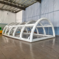 Dôme de piscine gonflable transparent et étanche personnalisé Ejia TA-007 10m |   Couverture de piscine en PVC avec pompe à air électrique
