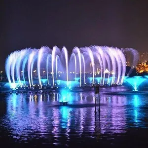 Thiết Kế Tùy Chỉnh Điện Thoại Di Động Dancing Water Show Âm Nhạc Đài Phun Nước Cho Ao