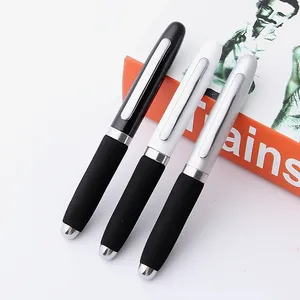 Factory Custom Cheapest Ballpoint Pen Black White Silver Metal Fancy Pens for Women