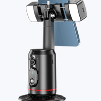 Stabilisateur de cardan en aluminium 360° avec suivi de visage, lampe LED, télécommande et monopode pour photographie, TikTok et diffusion en direct