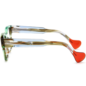 Gafas Borregls Multicolor con Montura de Acetato <span class=keywords><strong>para</strong></span> <span class=keywords><strong>Mujer</strong></span>, Modelo 2025, Transparentes, Cuadradas, Ópticas, <span class=keywords><strong>para</strong></span> Hombre, 19357 - Product Image 5