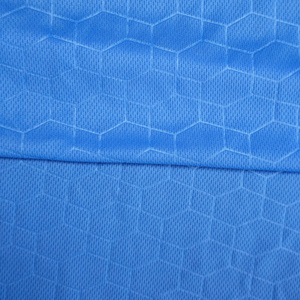 Mới tùy chỉnh thiết kế khô phù hợp Wicking 170 ~ 180gsm 100% <span class=keywords><strong>polyester</strong></span> bóng đá nổi chim mắt lưới vải cho thể thao - Product Image 5