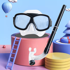 Masque de plongée pour enfants en silicone durable avec tube respiratoire pour enfants - Product Image 4