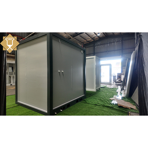 Cabine de toilettes modulaire en structure acier avec douche et WC, conception séparée humide/sec pour usage public extérieur - Product Image 5