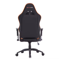 Chaise de jeu ergonomique de luxe en cuir PU personnalisée, pivotante à 360 degrés, réglable, de haute qualité, style course moderne, vente en gros