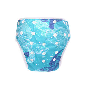Hafpyflute-<span class=keywords><strong>couche</strong></span> de bain réutilisable pour bébé, <span class=keywords><strong>couche</strong></span>-culotte de <span class=keywords><strong>piscine</strong></span>, taille réglable, unisexe, pour garçons et filles, couches de natation pour enfants, été - Product Image 6