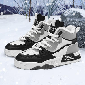 High Quality Men's Fashion Sneaker High top Student Outdoor Warm Casual Sports Board Shoes Running Shoes Trendy Skateboard Shoes - Product Image 4