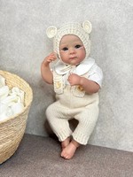 Poupée Reborn réaliste de 19 pouces en vinyle souple, jouet pour enfants, cadeau, vente en gros, personnalisable