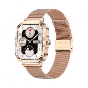 Karen M jam tangan pintar pelacak kebugaran, jam tangan pintar pelacak kebugaran layar AMOLED 1.75 inci, baterai HD 260mAh, mode olahraga panggilan BT untuk wanita - Product Image 1