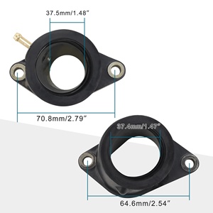 GOOFIT 2 pz/set carburatore collettore di aspirazione del cofano giunto di avvio L/<span class=keywords><strong>R</strong></span> sostituzione per <span class=keywords><strong>YAMAHA</strong></span> YFM660 YFM660R YFM660RLE - Product Image 2