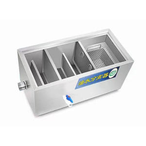 VICTORY personalizado 304 Acero inoxidable separador de aceite y agua Inox equipo de protección ambiental para hoteles y restaurantes - Product Image 3