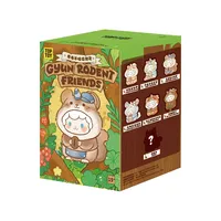 Série Gyun Rodent Friends : Boîte Mystère en Vinyle et Peluche – Adorable Figurine de Castor, Ornement et Cadeau