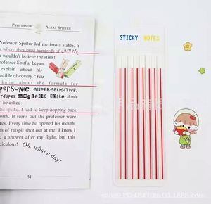 12-Color Transparent Index <b>Stickers</b> 160 <b>Sheets</b>/pad Self-Adhesive Student Reading Marker Supplies Stationary School Supplies - Product Image 6