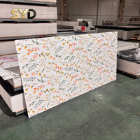 Panneau mural en PVC moderne, ignifuge, imperméable, résistant à l'humidité, motif géométrique, finition mate/brillante pour la décoration intérieure