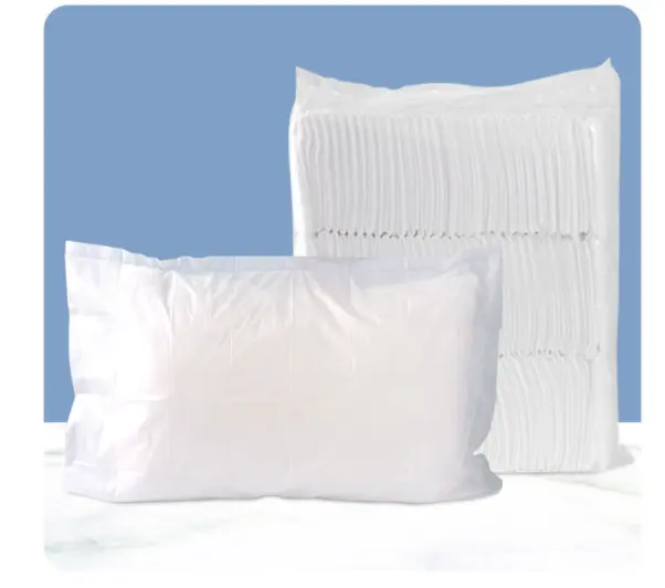 Taie d'oreiller jetable Standard blanche 21X30 pouces, taie d'oreiller 100/taie d'oreiller de chambre de premiers secours