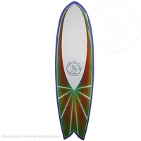 Skateboard plaques de surf en époxy poissons, EPS