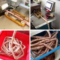 Saucisse coudre jambon liant Linker fil chaîne lien électrique Hot Dog fabricant cravate noeud attachant Machine