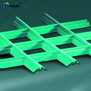 Vách ngăn trần nhôm hạt gỗ louver nướng Trần - Product Image 5