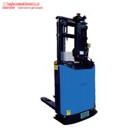 Chariot élévateur AGV Junebreath LF4-432 1000 kg avec navigation laser 10 mm pour la manutention de palettes en hauteur, logistique d'entrepôt automatisée