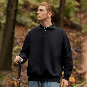 Sudadera Polo de alta calidad para hombre, sudadera para correr, ropa deportiva, sudadera de algodón de Color sólido - Product Image 6