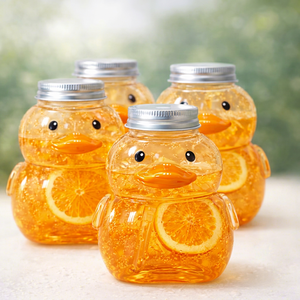 Bouteille en PET Premium de 500 ml en forme de canard avec bouchon à vis, design mignon, pour thé au lait et jus - Usine Vietnamienne OEM/ODM - Product Image 1