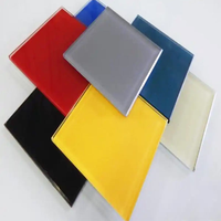 Peinture en verre laqué pour la décoration cuisine crédence murale 3mm-12mm épaisseur tache solide pour chambre salle de bain usage industriel