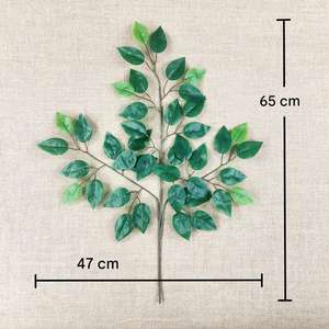 Yapay Banyan yaprakları şekilli ve büyütülmüş ev bahçe peyzaj süslemeleri simüle yaprakları olarak kullanmak için filmden yapılmış - Product Image 6