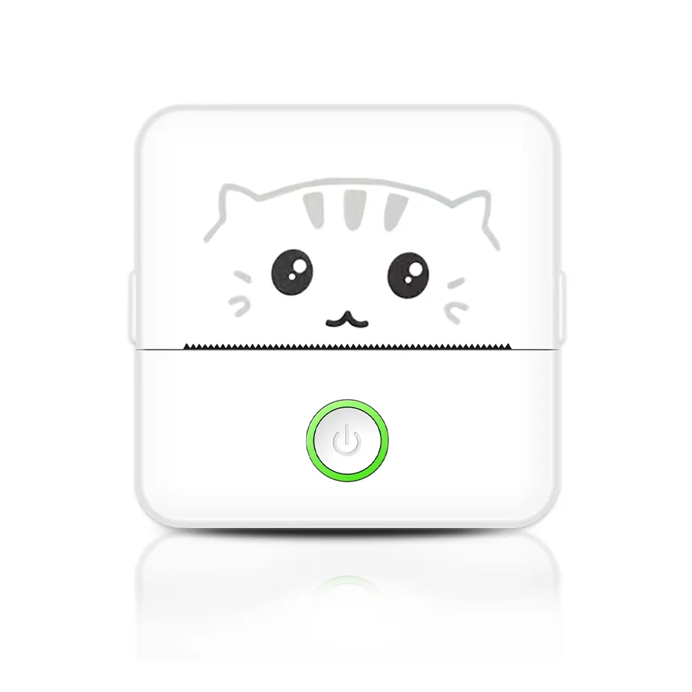 Máy in ảnh sản phẩm Máy in di động dán BT USB Stick Mini BT nhiệt máy in Mini không đen 57*25 mét cho văn phòng trường học