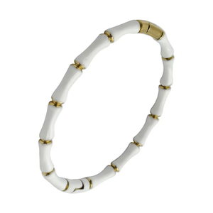 बांस का तेल ड्रिपिंग स्टेनलेस स्टील स्क्रूड्राइवर ब्रेसलेट ब्रेसलेट महिलाओं के जिरकॉन पर्यावरण अनुकूल चूड़ियां सोना/चांदी/गुलाब सोना/चांदी/गुलाब सोना प्लेटेड माइक्रो - Product Image 6