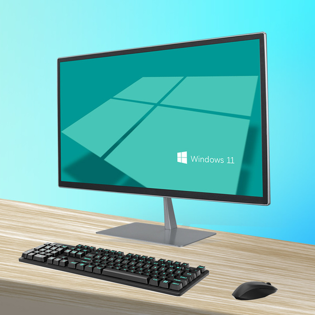 23.8" All-in-One Desktop Computer Intel Core Ultra 5 225H 125H Ultra 7 255H 155H 2DDR5 H-D VGA Win10 Win11 Linux 16:9 LED AIO PC