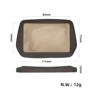 Coque de protection en silicone pour tableau de bord BT - Noir et coque de protection en silicone pour tableau de bord BT, étanche et anti-poussière pour KukirinA1 - Product Image 2