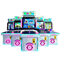 Console de jeu commerciale à monnayeur en métal pour enfants - Équipement de jeu individuel d'intérieur facilement démontable pour zones de divertissement