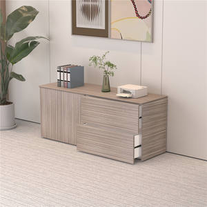 Meuble de rangement de bureau moderne avec étagères ouvertes, armoire de classement, armoire de rangement, armoires de bureau - Product Image 5