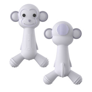 Nouveau design de jouet à mâcher pour bébé <span class=keywords><strong>singe</strong></span>, 6 mois, sans BPA, jouets empilables en silicone, jouet à mâcher de qualité alimentaire pour bébé - Product Image 1