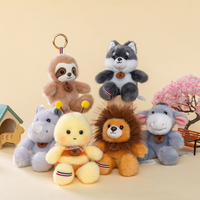 Porte-clés pendentif animal en peluche de coton parfumé, série très populaire, 15 cm, unisexe, en coton PP, jouets en peluche mignons