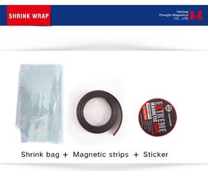 Nieuwe aanwinst zachte rubberen industriële magnetische afdichtingsstrip koelkastmagneet zelfklevende magnetische tape - Product Image 4