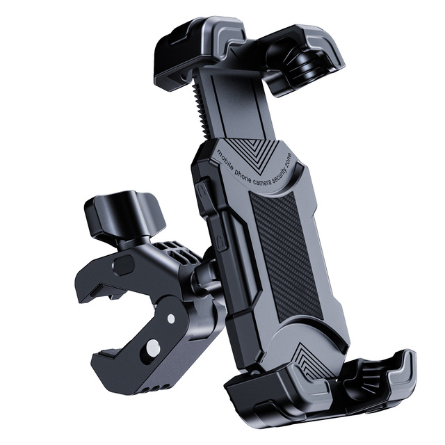 2026 New Quick Release Double Lock Motorcycle Phone Mount 360 Rotatable Four Corners Shockproof Bike Phone Holder