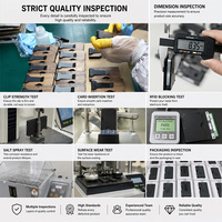 Dompet Kartu Logam Tipis Anti RFID dari Kayu Solid Multi Tekstur & Serat Karbon, Tempat Kartu Kredit Minimalis dengan Panel yang Dapat Diganti