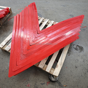 High-Quality Polyurethane Scraper for Conveyor Belt Return in Mining Operations V-shaped Combined PU Scraper Custom V-shaped PU - Product Image 4