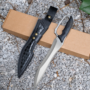Couteau d'extérieur, couteau pour déboucher les chemins, couteau Bowie, survie en milieu sauvage, autodéfense haute dureté, portable, camping domestique - Product Image 2