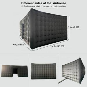 Cubo de aire de cabina escenario gigante publicidad inflable club nocturno fiesta cubo tienda para patio trasero - Product Image 5