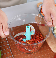 Sunshine Mini acier inoxydable manuel cuisine robot culinaire mélangeur hachoir sans danger pour les légumes ail viande gingembre outil de stockage