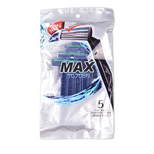 MAX Factory Sweden Imported Stainless Steel 2 Razor Blade Disposable Shaver Razor Wholesale Navaja De Afeitar Profesional