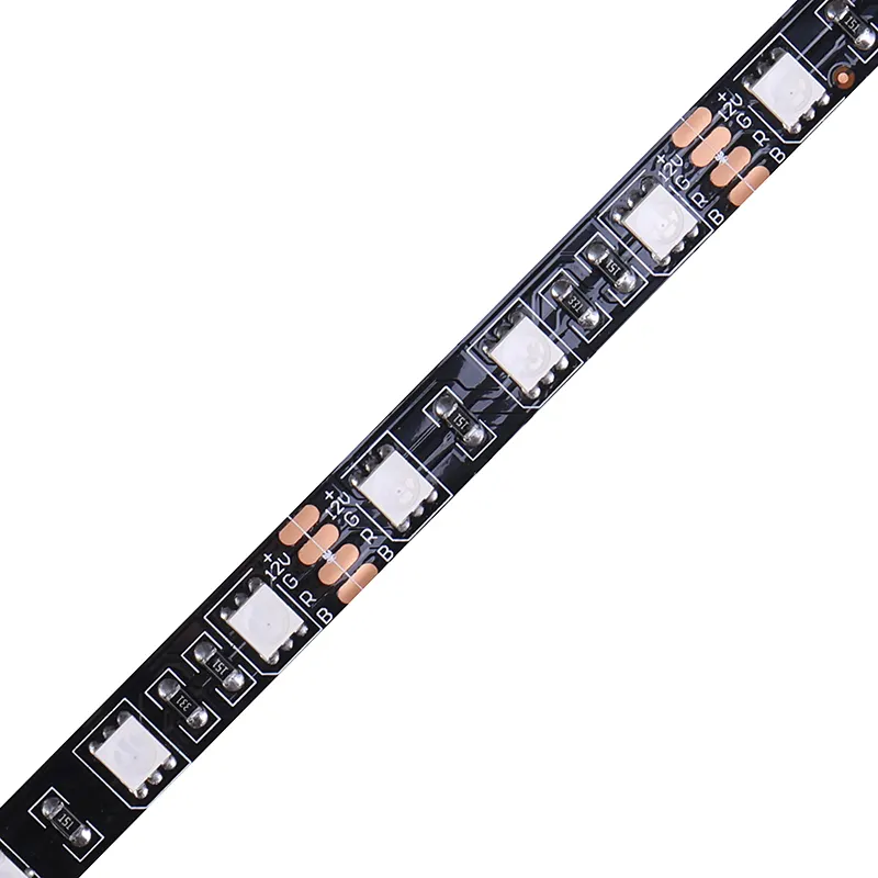 5050 Rgb Led Strip Customized High Quality High Power 60leds/m 3OZ PCB 24V 12V Waterproof Stripe Tape Fita Cintas Tiras De 5050 Rgb Led Strip Light