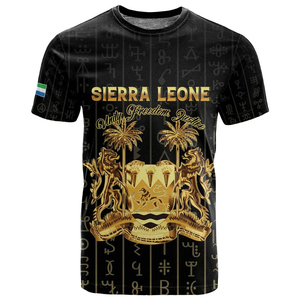 Camiseta Personalizada de Sierra Leona con Estampado del Alfabeto Vai, Camiseta de Alta Calidad para Hombre, Proveedor Popular - Product Image 1