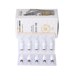 Aghi per cartucce per tatuaggi monouso a membrana ago Sterile per rivestimento rotondo adatto per tatuatori professionali - Product Image 2