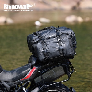 Borsa da Sella Posteriore per Moto Rhinowalk 15L Impermeabile Senza Cuciture Saldate Borsa Laterale Motopack per Avventure in Moto - Product Image 6