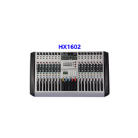 Deux ensembles de consoles de mixage hybrides avec 16 canaux, console de mixage numérique audio professionnelle HX1602
