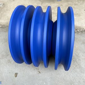 타워 크레인 로프 풀리 u 홈 가이드 풀리 엘리베이터 플라스틱 풀리 - Product Image 4