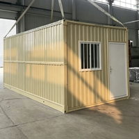 Maison modulaire préfabriquée de type X, durable, en acier, mobile, avec panneaux sandwich, emballage et conteneur pliable rapide